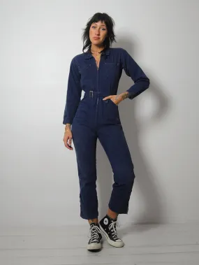 1950's Indigo Denim Zipper Jumpsuit