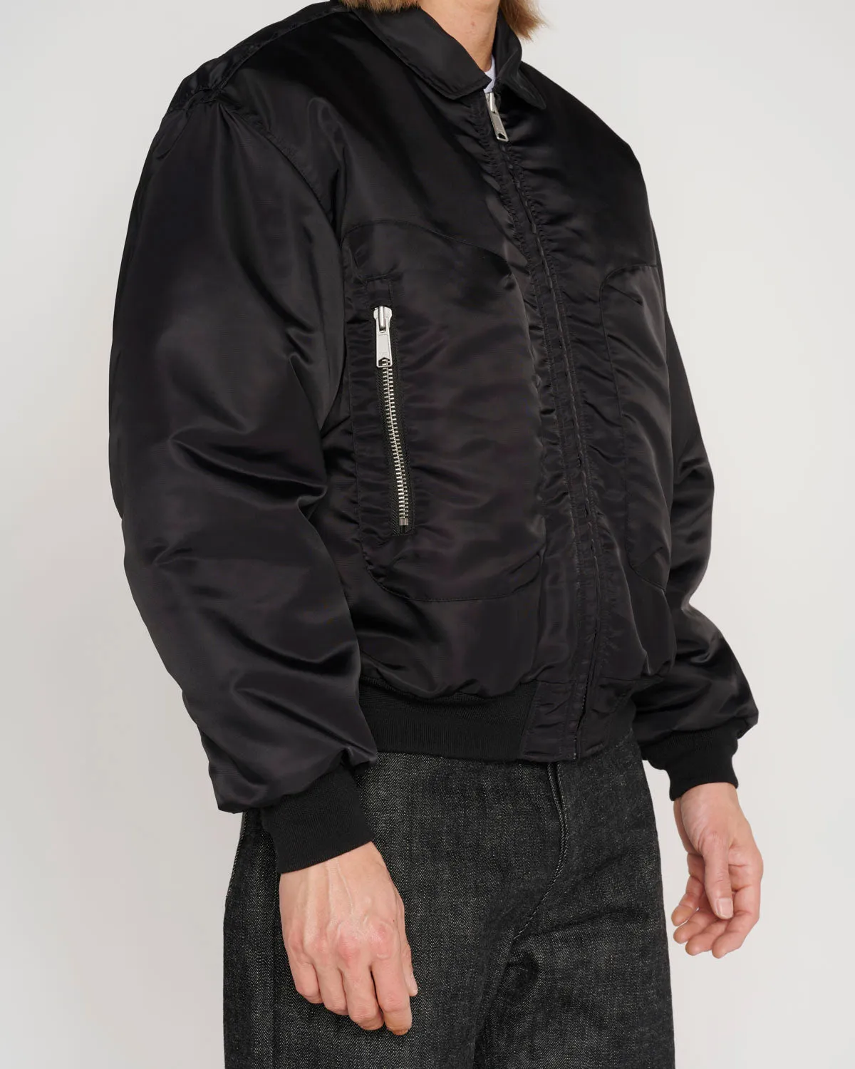 3D Flight Jacket - Black