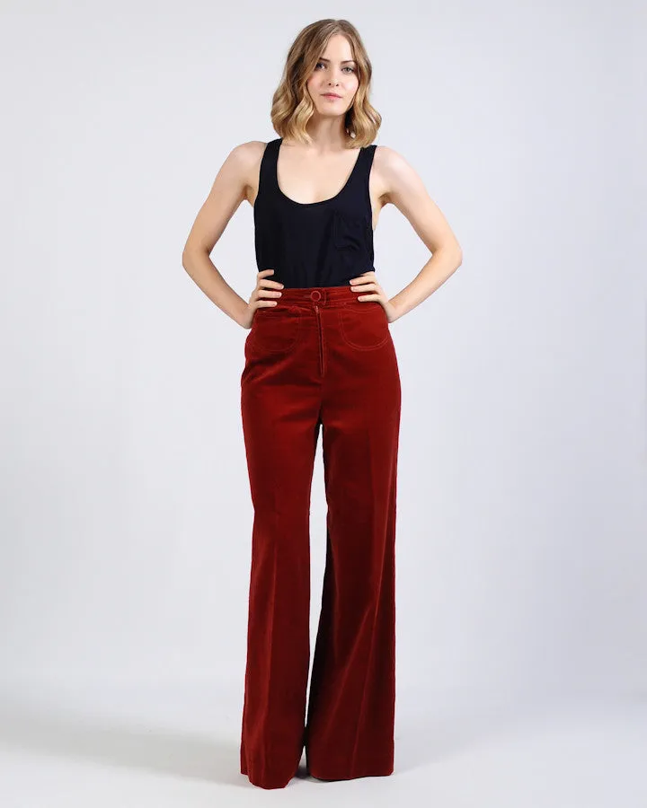 70s Velveteen Bell Bottoms   Jacket