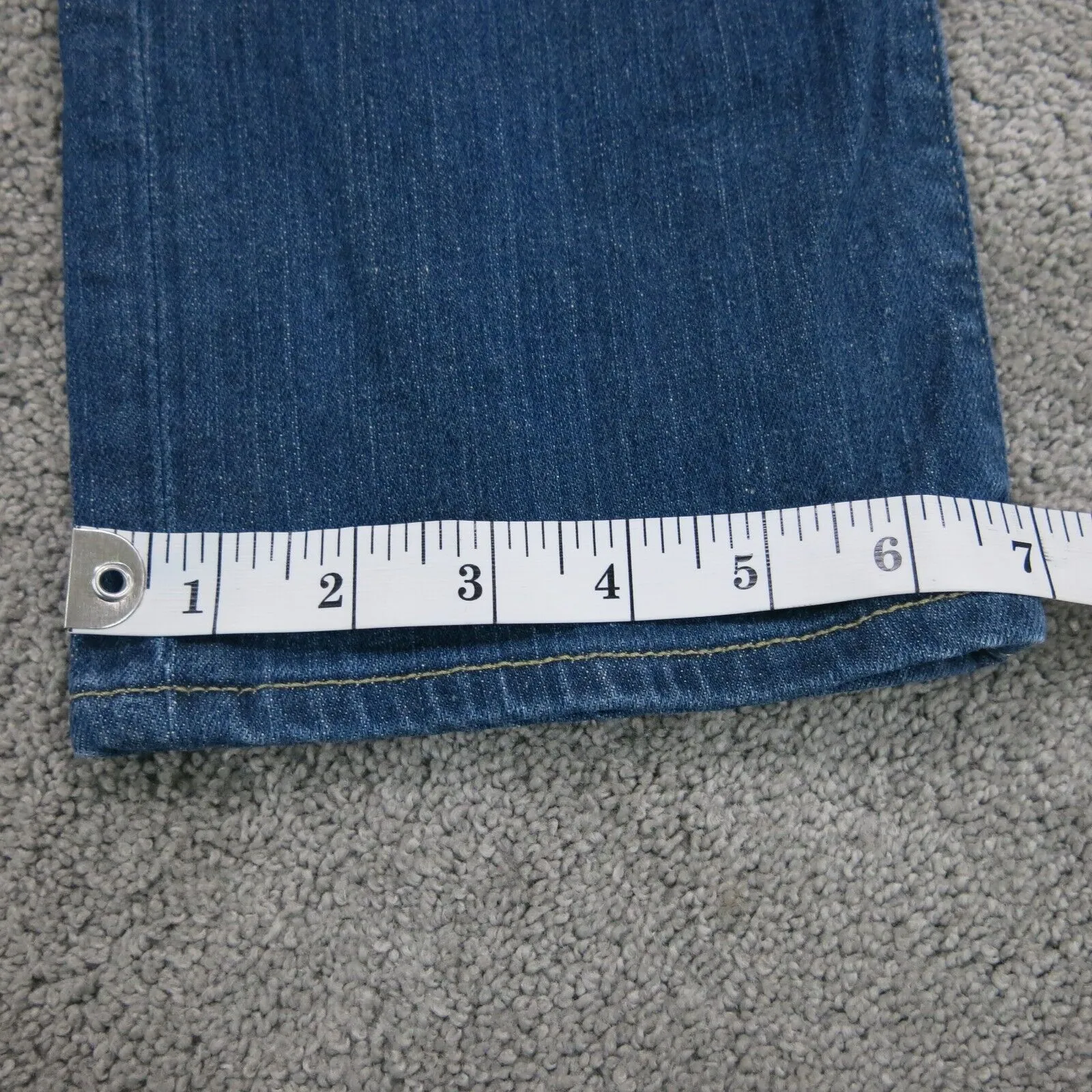 Abercrombie & Fitch Mens Jeans Straight Leg Denim Mid Rise Blue Size W34XL32