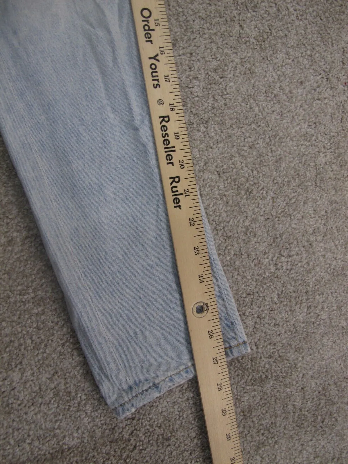 Abercrombie & Fitch Womens Jeans Skinny Leg Distressed Denim Blue Size W24