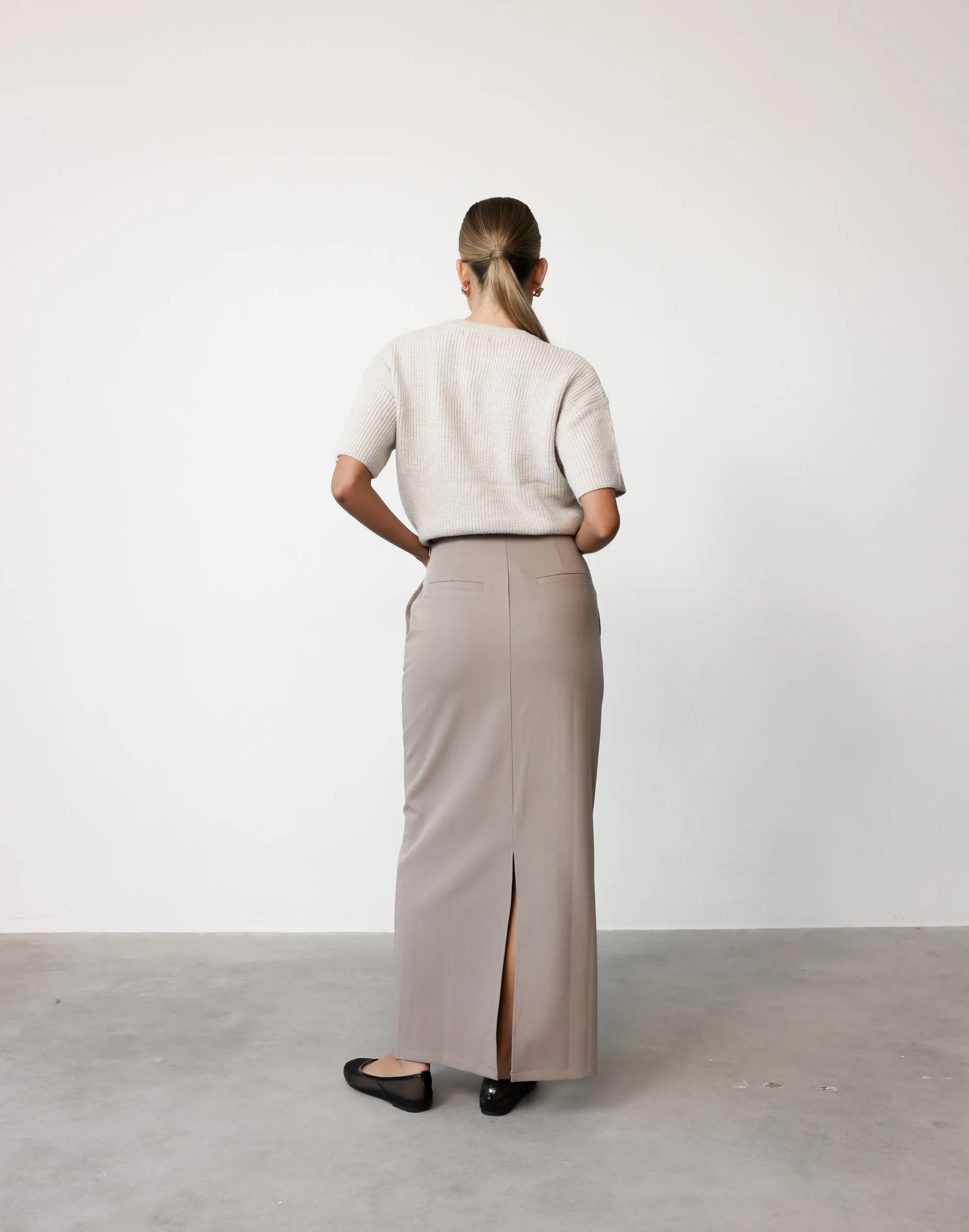 Alexander Maxi Skirt (Ash)