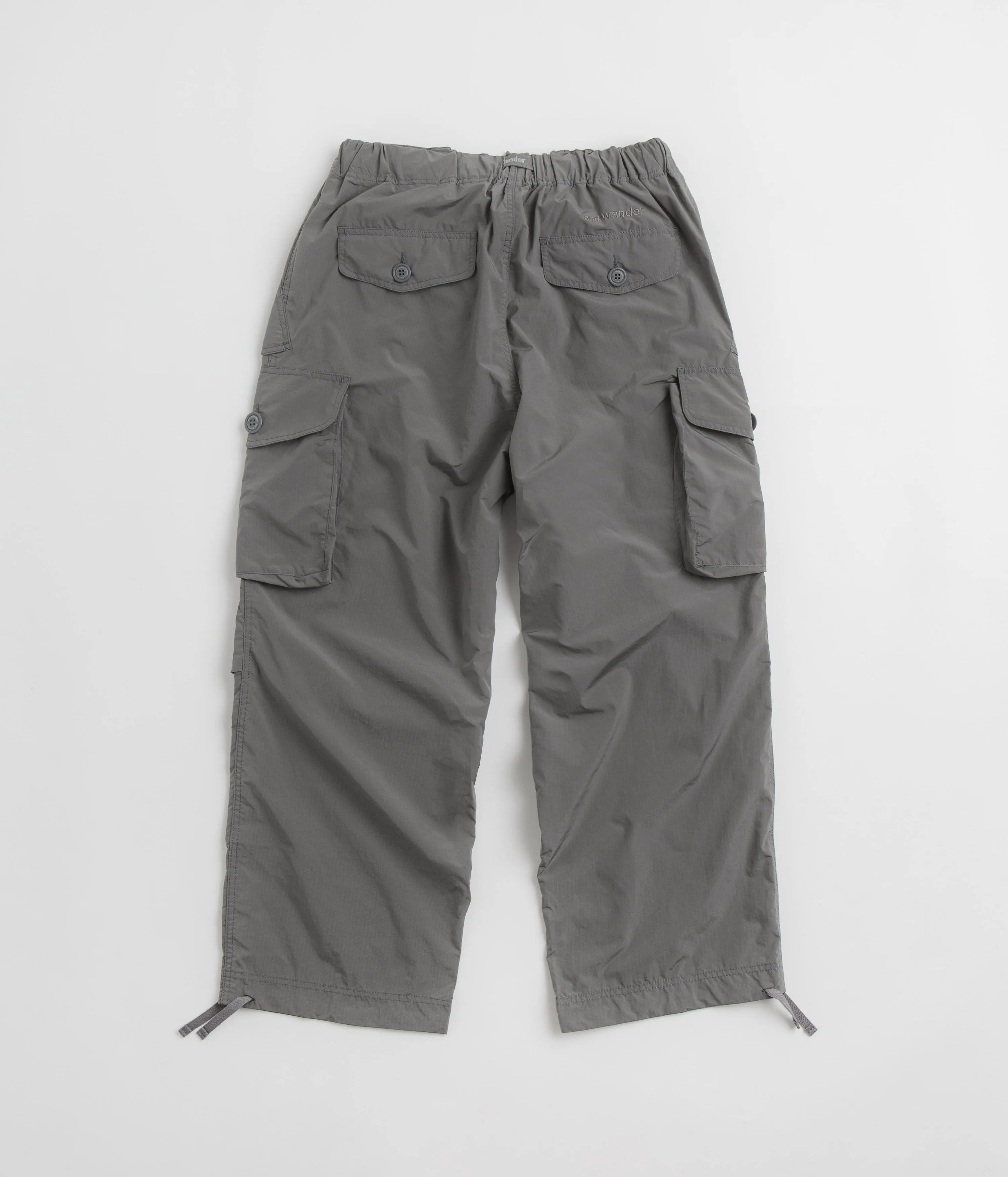 and wander Oversized Cargo Pants - Grey