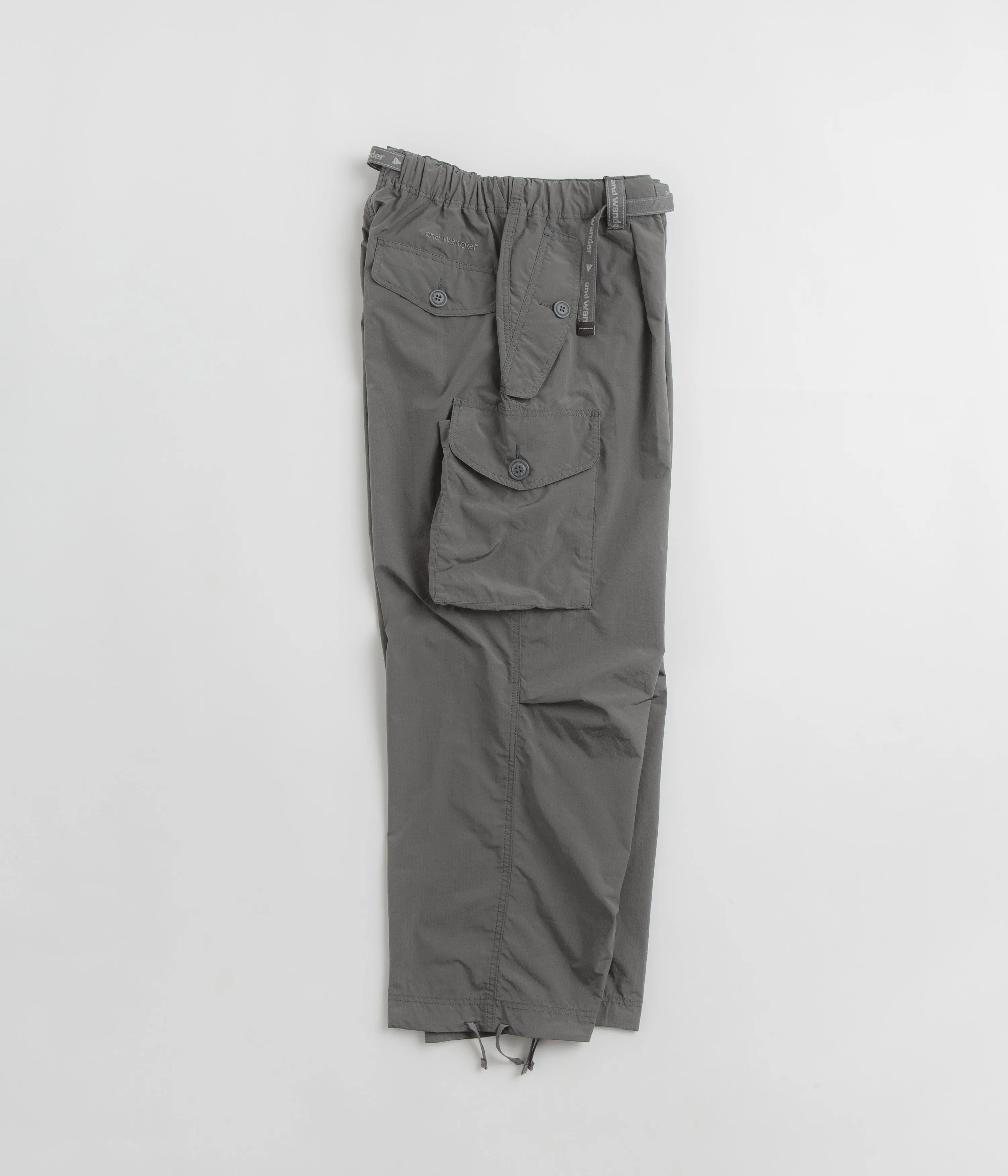 and wander Oversized Cargo Pants - Grey