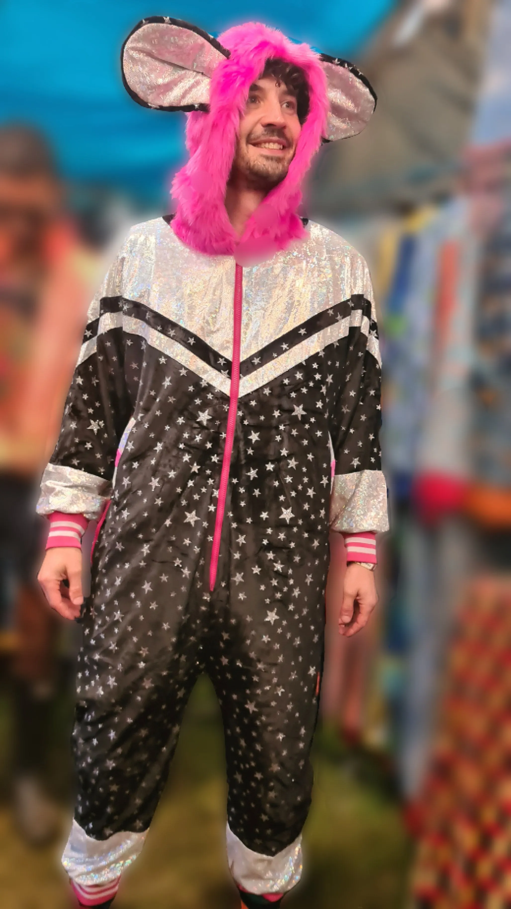 Astral Panda | Ultimate Disco Animal Onesie | Unisex