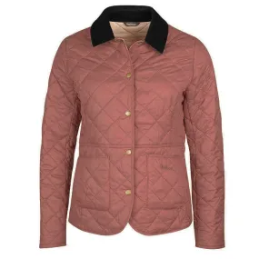 Barbour Women Deveron Quilted Jacket |LQU1012PI54| Dewberry Pale Pink