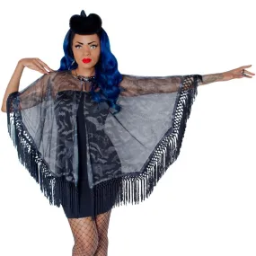 Bat Mesh Cape