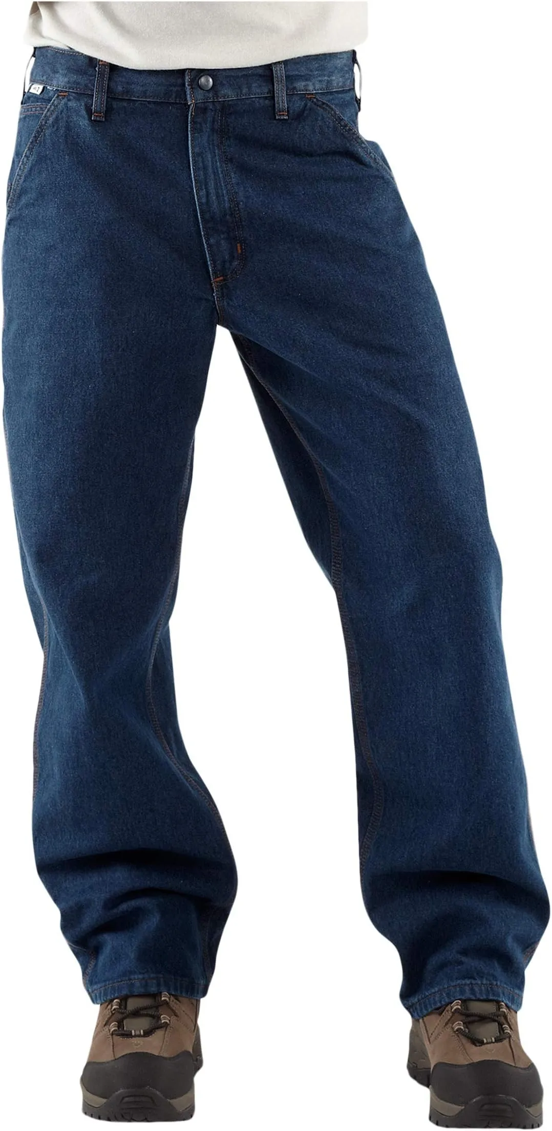 Big & Tall Flame-Resistant Signature Denim Dungarees Carhartt Jeans, Denim