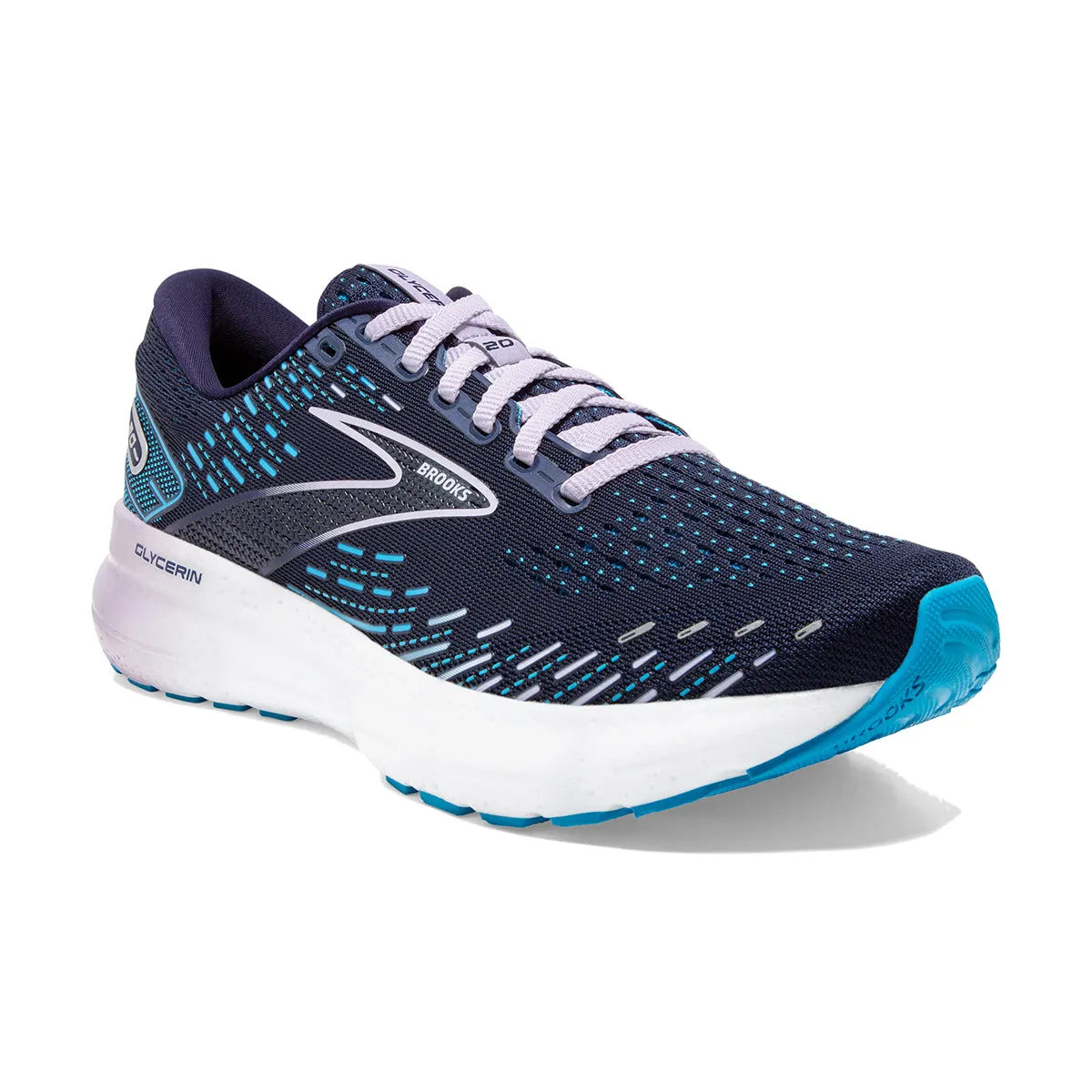 Brooks Glycerin 20 Womens | Peacoat/ocean/pastel Lilac