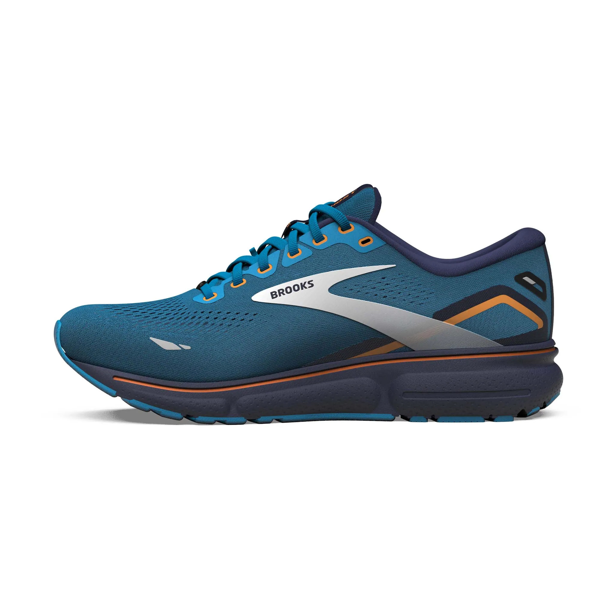 Brooks | Men's Ghost 15 GORE-TEX Running Shoes - Blue/Peacoat