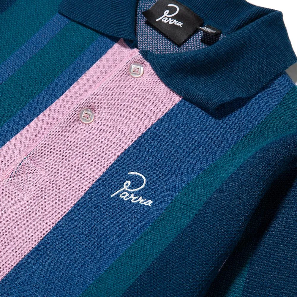 by Parra Wavy Merino Polo Shirt / Multi