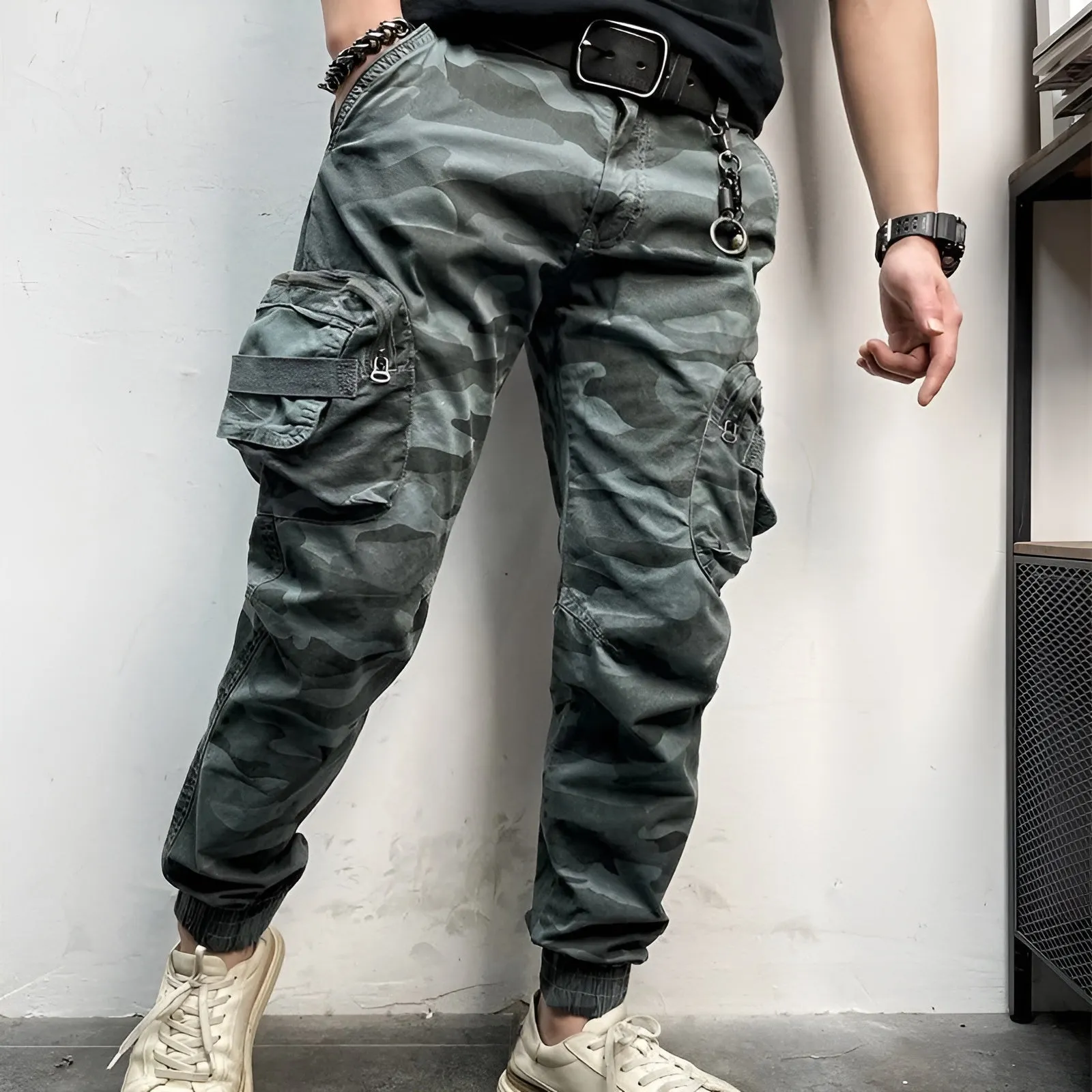 Camo Cargo Pants Baggy