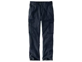 Carhartt, Flame Resistant Rugged Flex® Relaxed Fit Canvas Cargo Pant, 104205, Navy