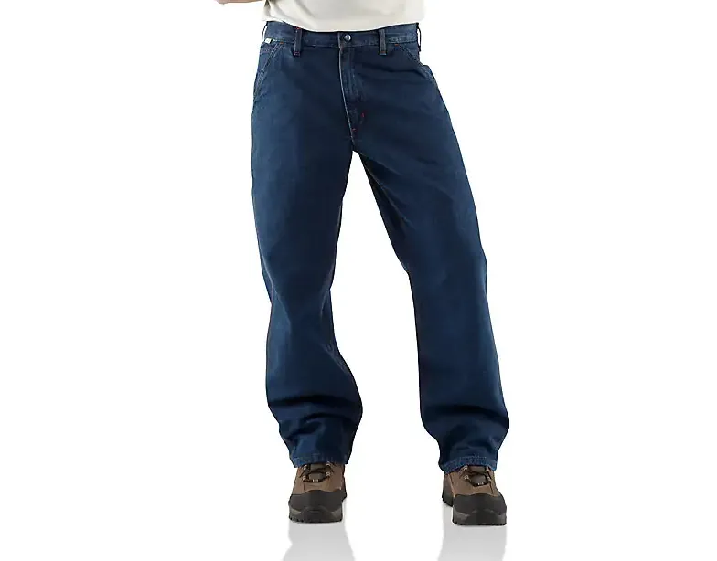 Carhartt, Flame-Resistant Signature Denim Dungaree, FRB13, Denim