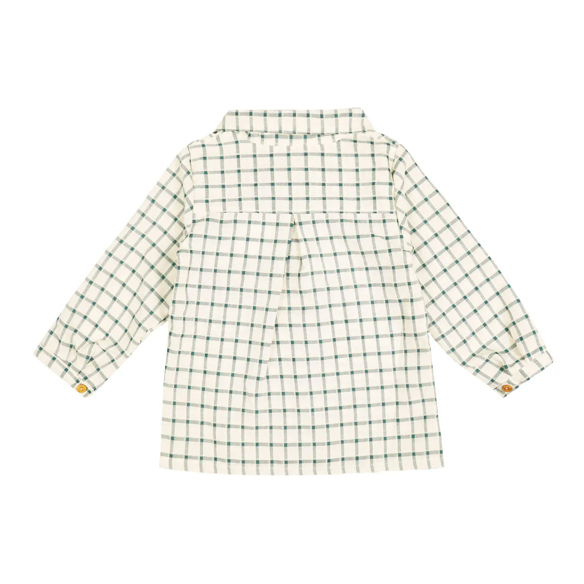 Cíes Green Plaid Polo Shirt