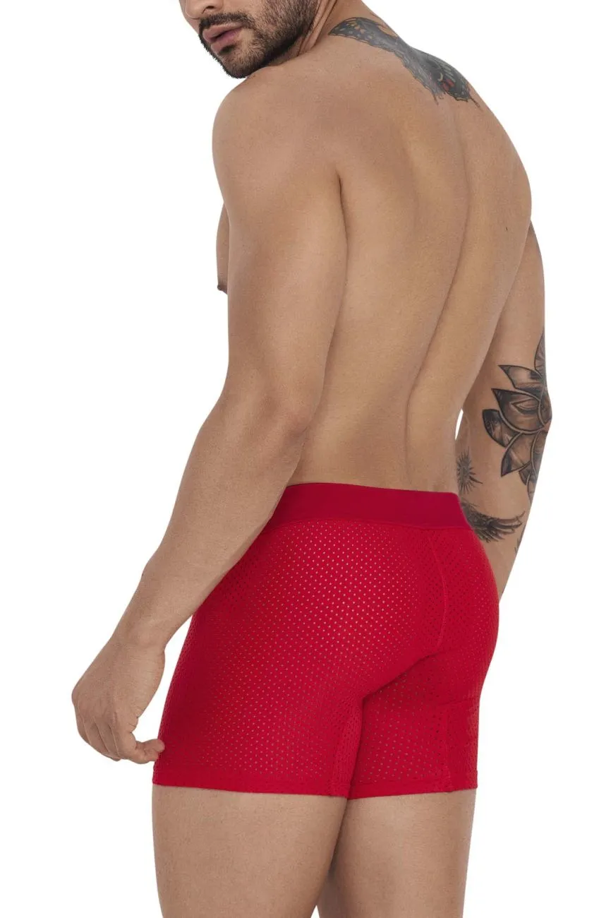 Clever 1260 Euphoria Boxer Briefs Color Red