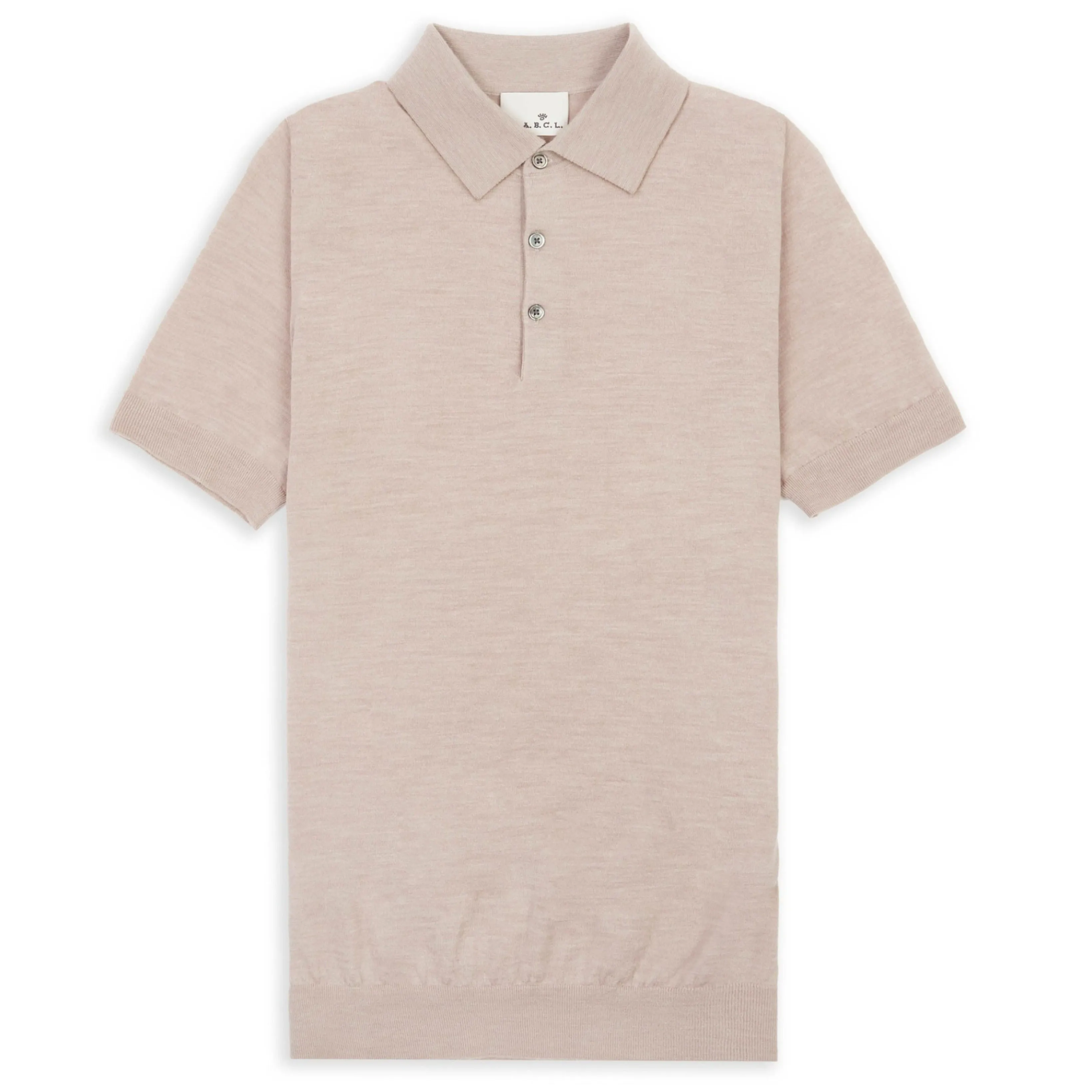 Collared Short Sleeve Polo - Sand