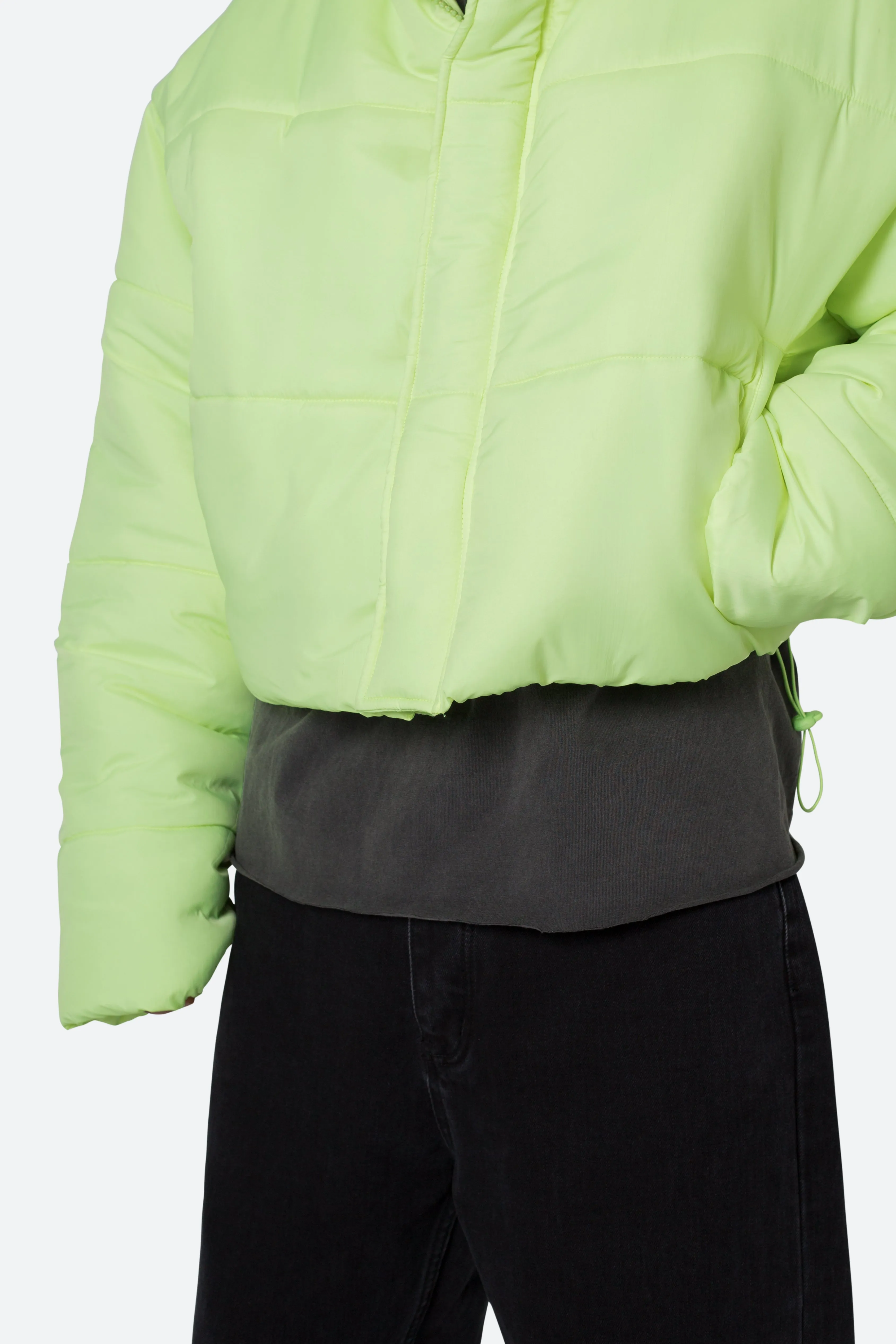 Cropped Puffer II Jacket - Green