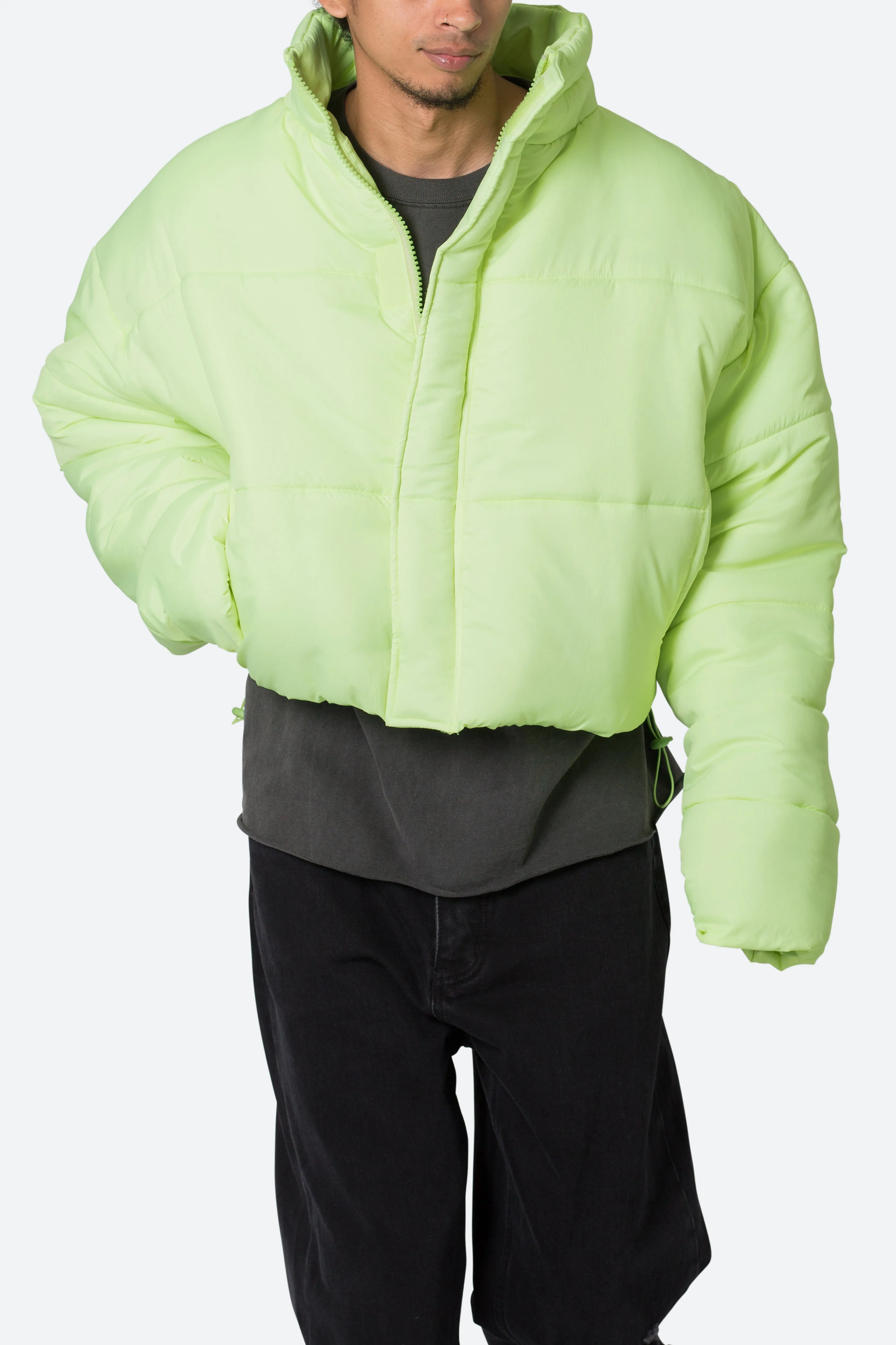 Cropped Puffer II Jacket - Green