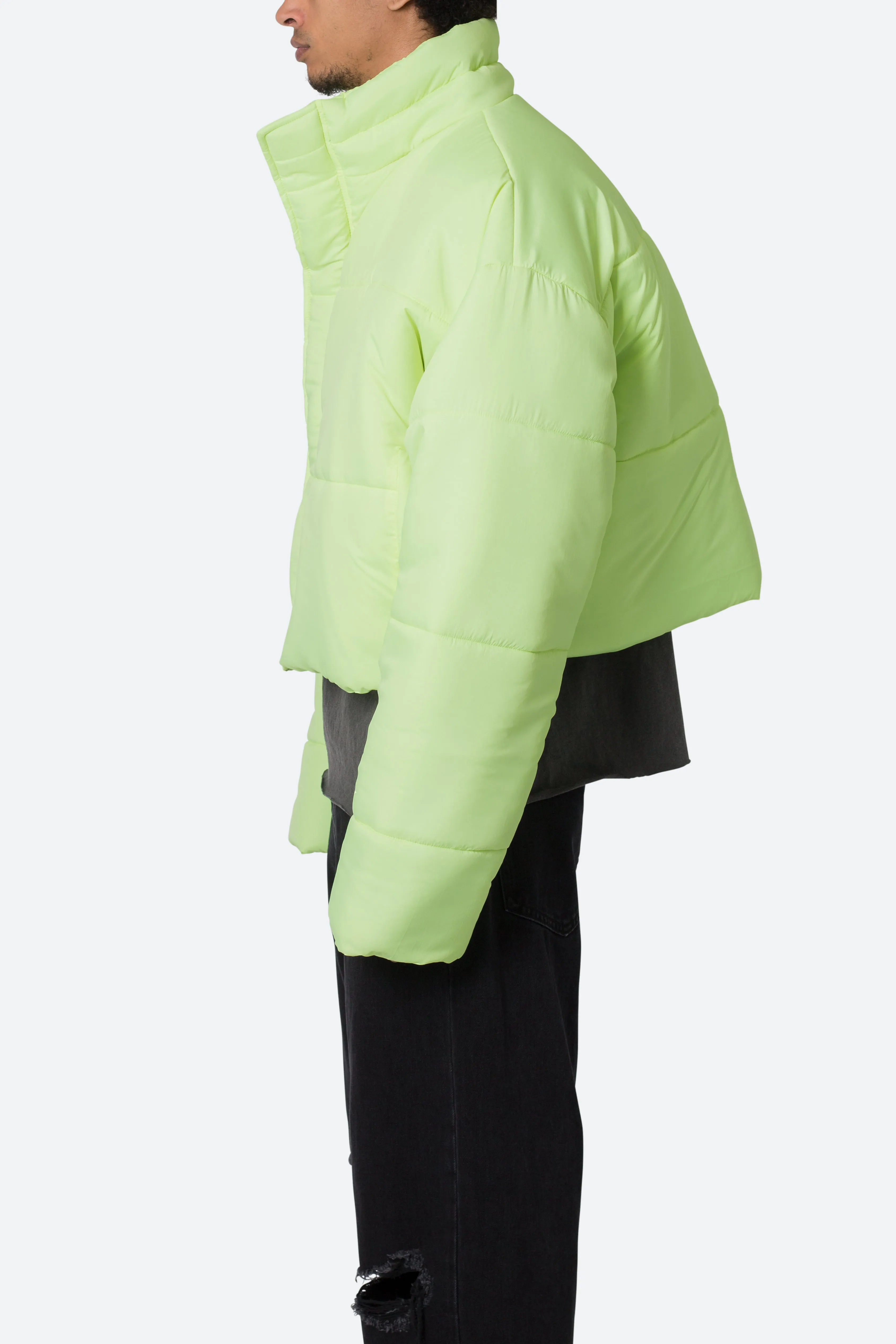 Cropped Puffer II Jacket - Green