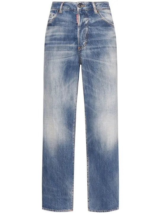 Dsquared2   Boston high rise denim straight jeans 