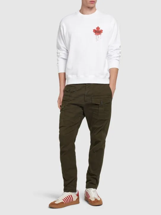 Dsquared2   Sexy stretch cotton cargo pants 