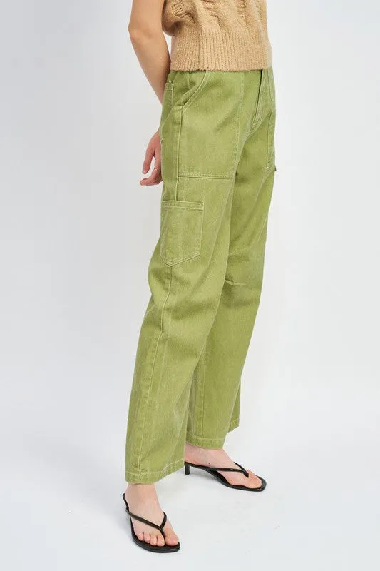 Emory Park HIGH RISE FIT CARGO PANTS