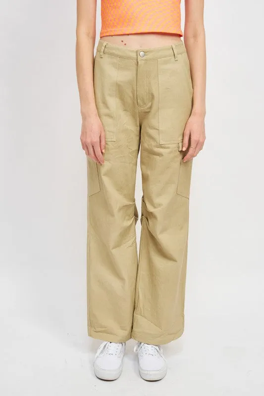 Emory Park HIGH RISE FIT CARGO PANTS