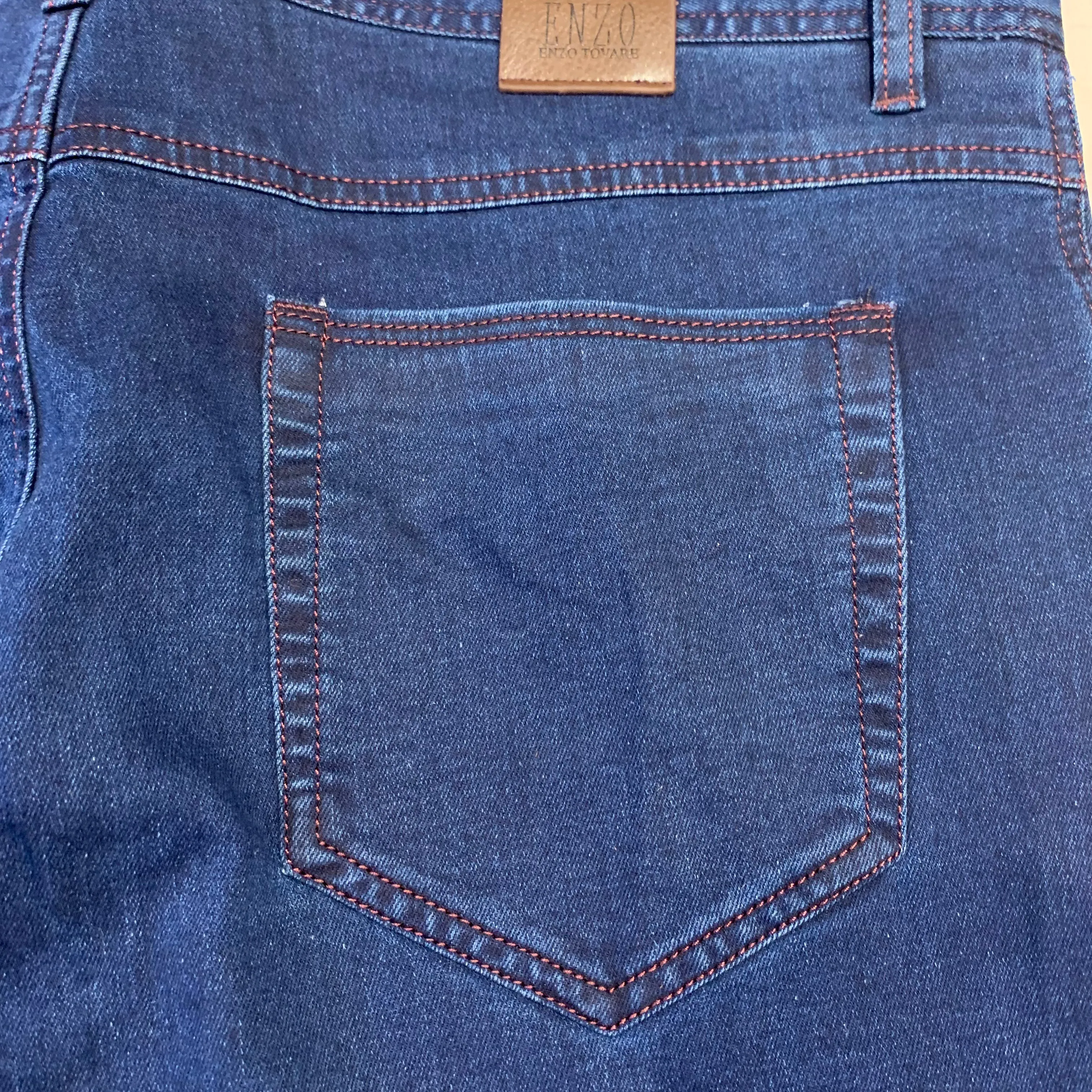 Enzo Alpha-326 Indigo Blue High-end Jeans