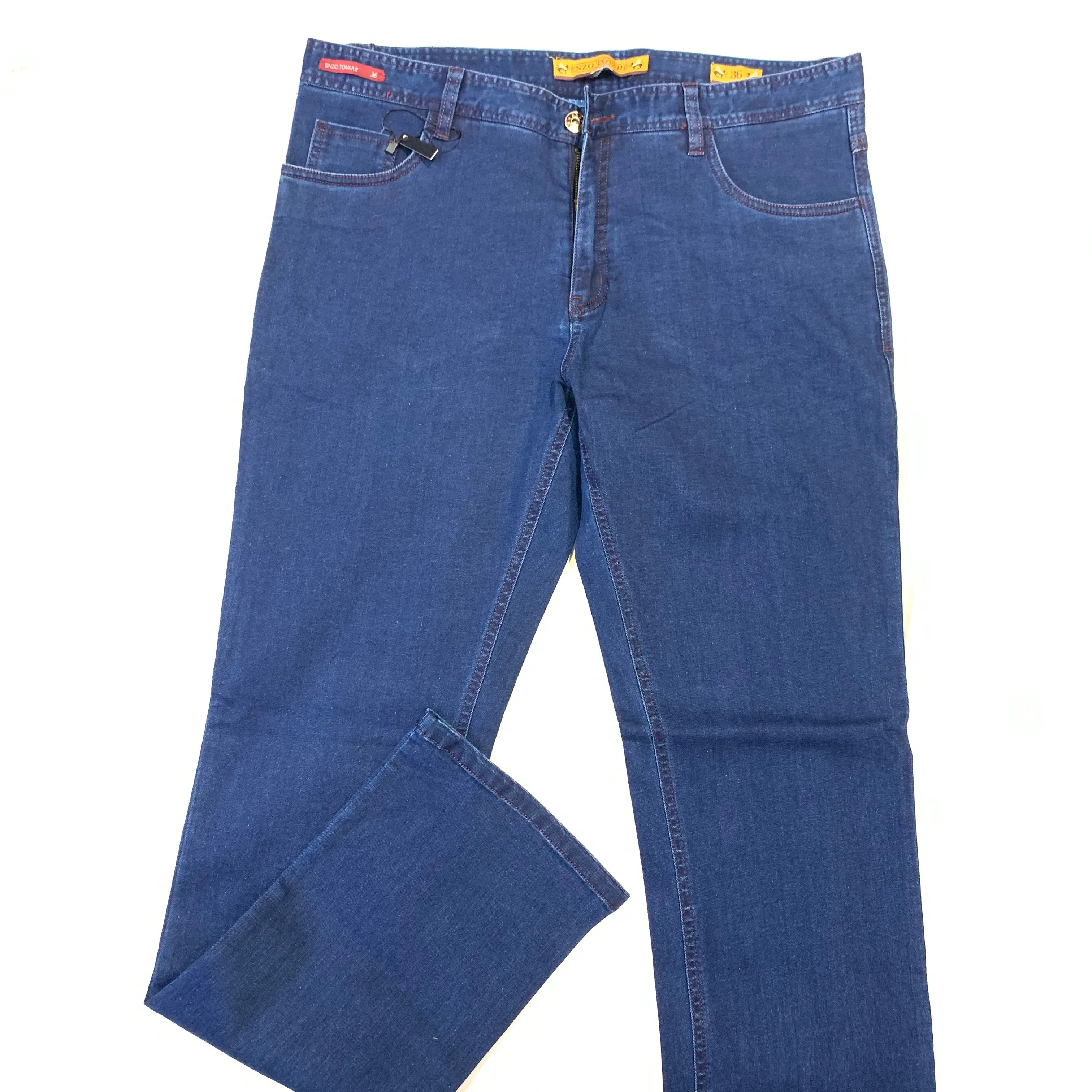 Enzo Alpha-326 Indigo Blue High-end Jeans