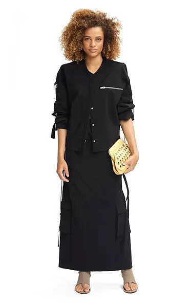 Gestuz Black Utility Skirt