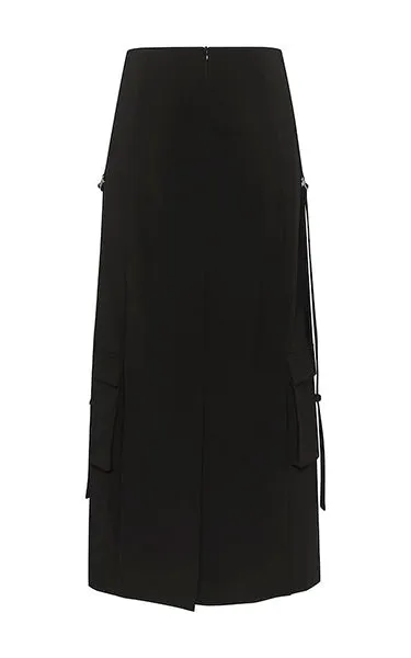 Gestuz Black Utility Skirt