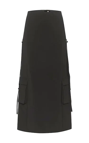 Gestuz Black Utility Skirt