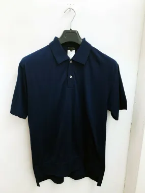 Homme Plus Blue Wool Polo T Shirt