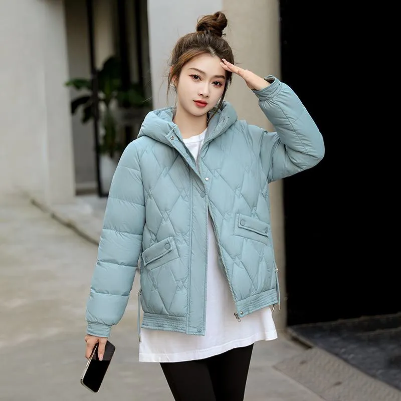 Hooded Quilted Cropped Puffer Jacket