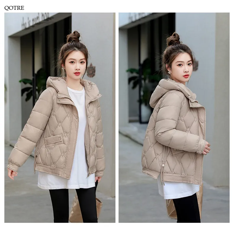 Hooded Quilted Cropped Puffer Jacket