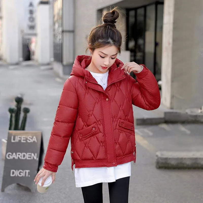 Hooded Quilted Cropped Puffer Jacket