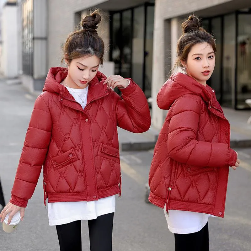 Hooded Quilted Cropped Puffer Jacket