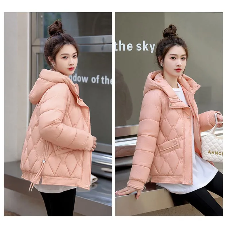 Hooded Quilted Cropped Puffer Jacket