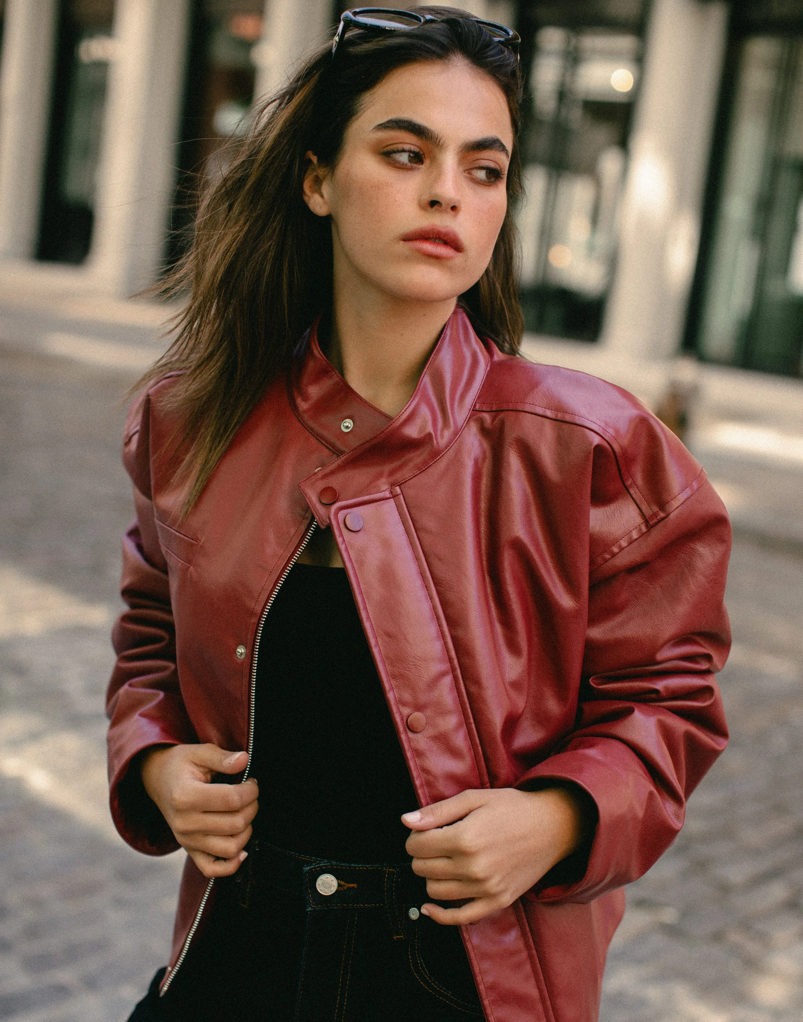 Isaiah Jacket (Cherry)