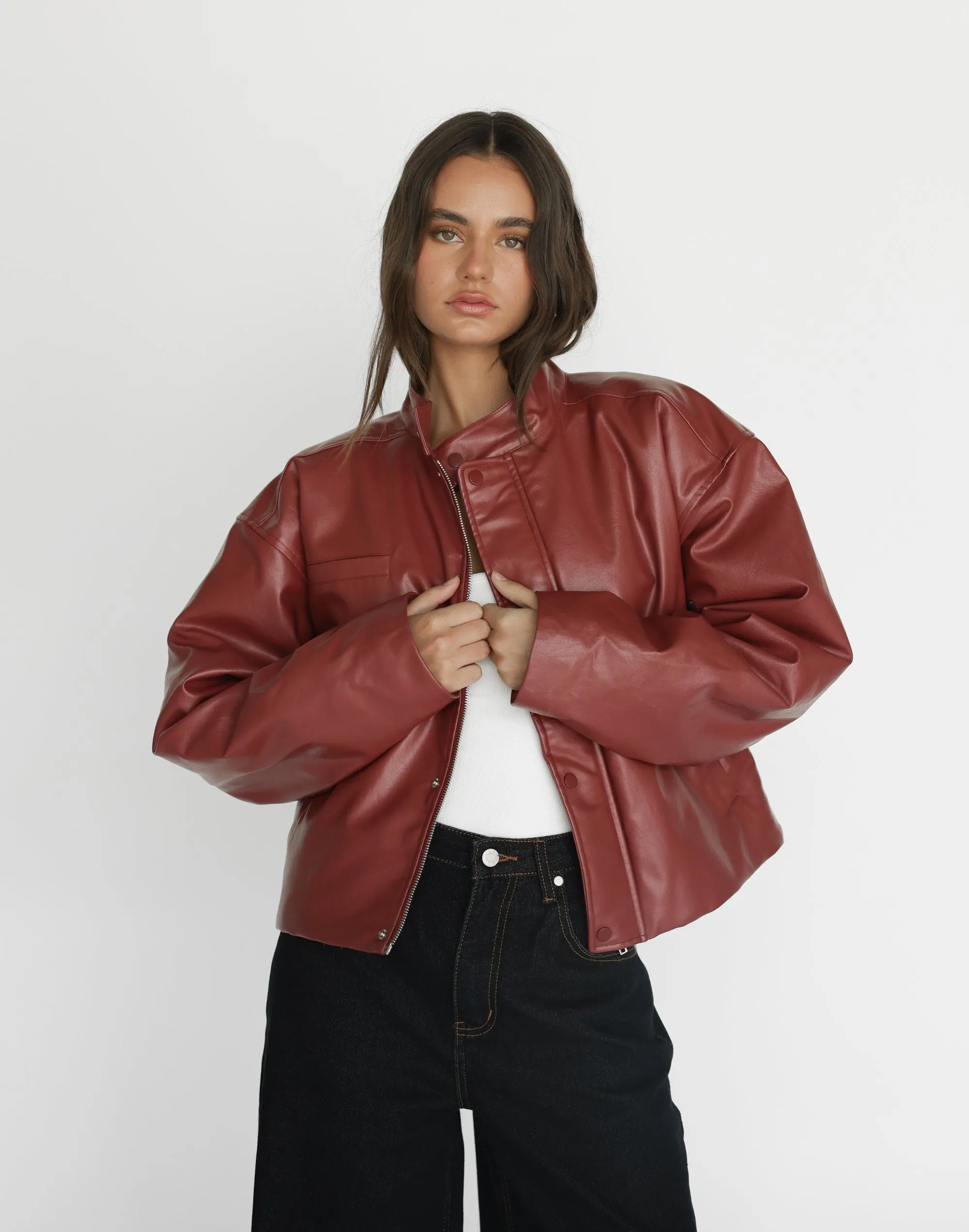 Isaiah Jacket (Cherry)