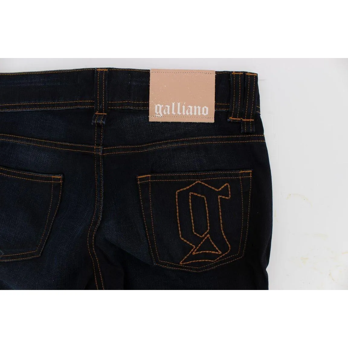 John Galliano Elegant Slim Fit Designer Jeans