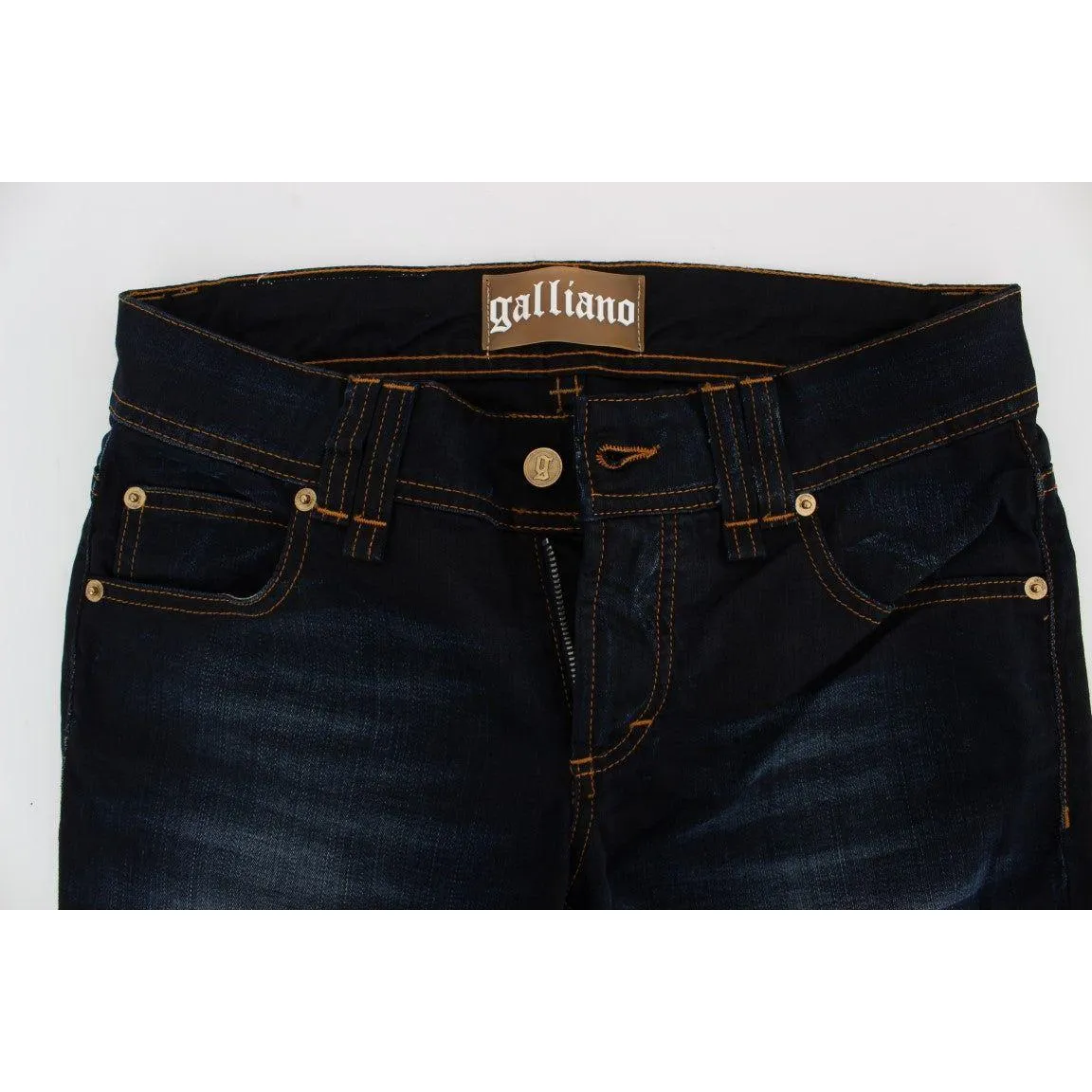 John Galliano Elegant Slim Fit Designer Jeans