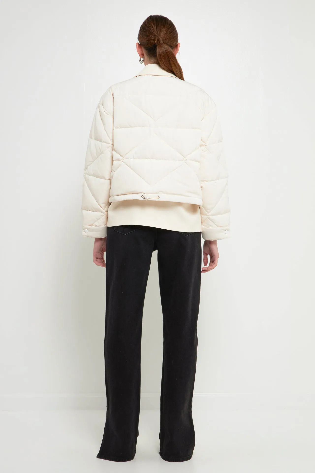 Layered Quilted Jacket