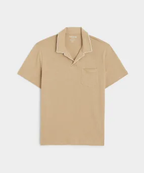 Made in L.A. Tipped Montauk Polo in Baja Dunes