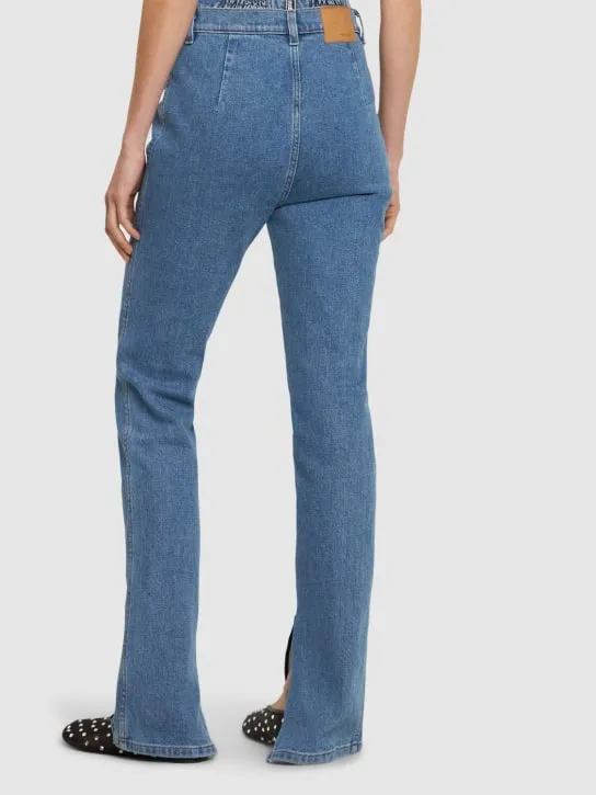 Magda Butrym   Denim high rise skinny jeans 