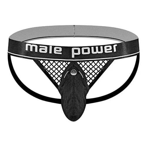 Male Power - Cock Pit Fishnet Cock Ring Jock Underwear