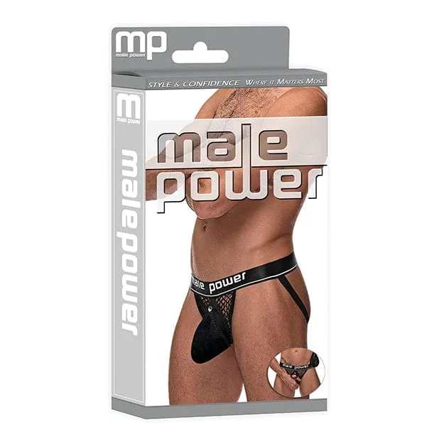 Male Power - Cock Pit Fishnet Cock Ring Jock Underwear