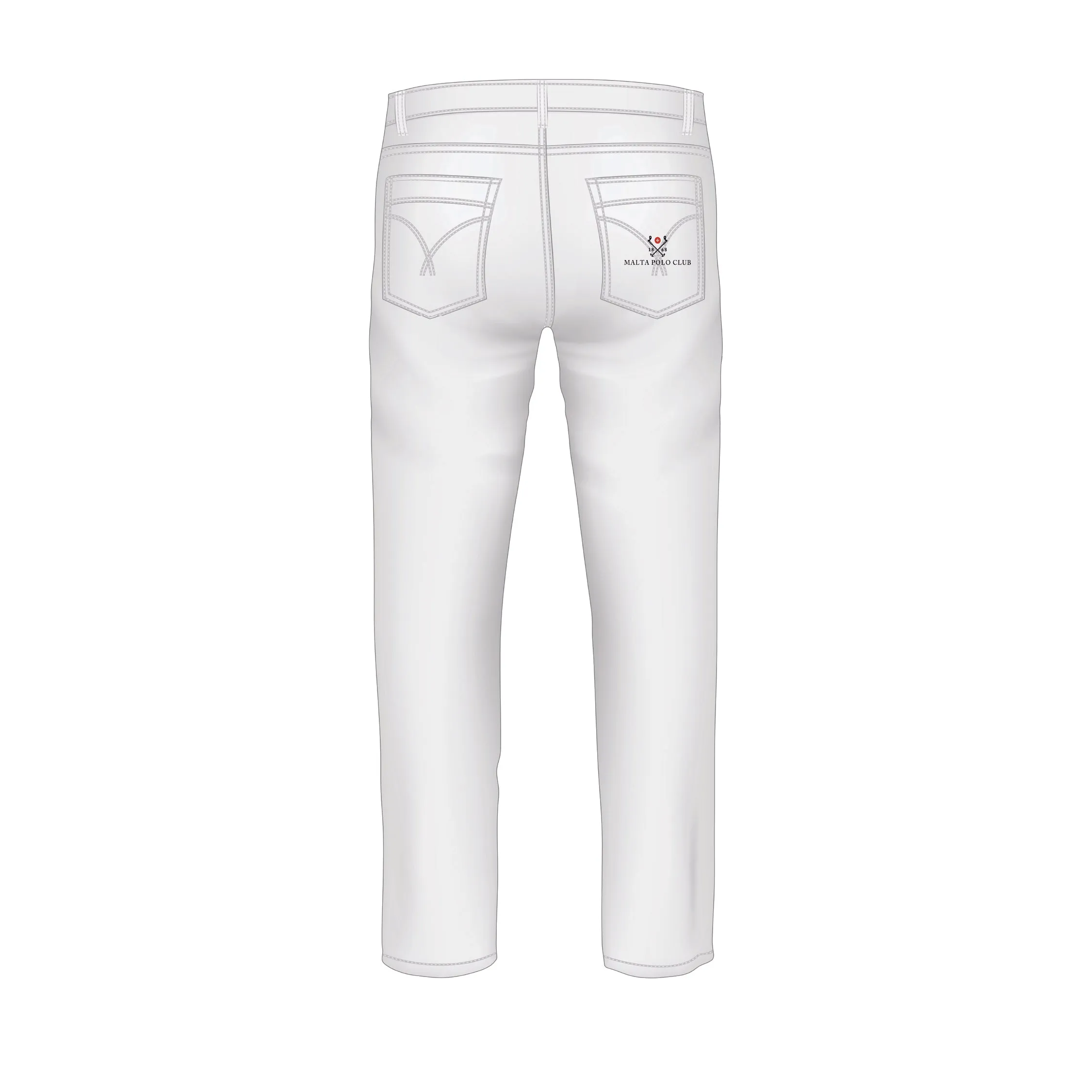 Malta Polo Women's White Jeans