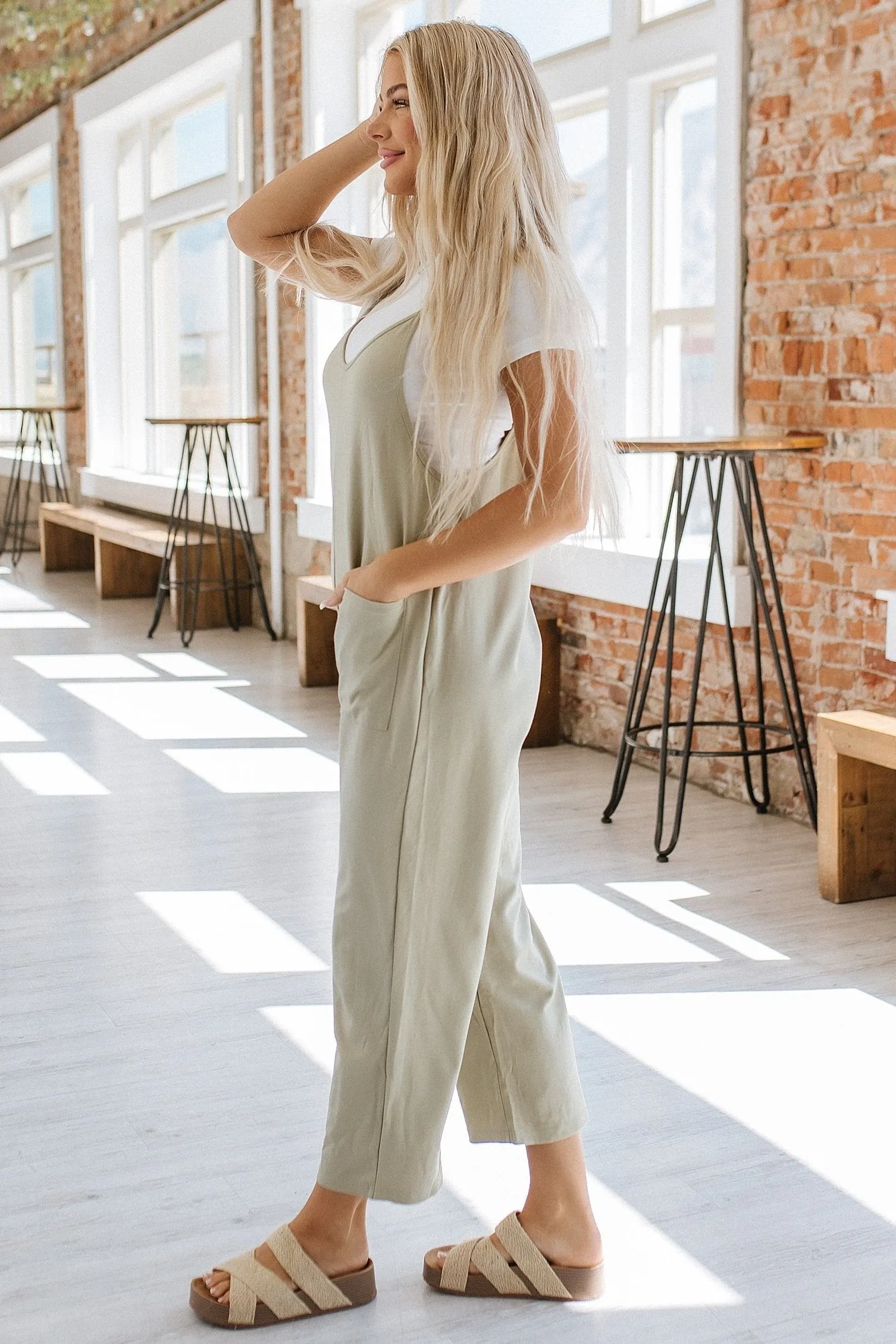 Martha Pocket Straight Leg Jumpsuit | S-XL | PRE ORDER